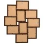 Dark brown MDF photo collage frame for 10 photos of 13x18 cm. by vidaXL, Photo frames - Ref: Foro24-332779, Price: 36,14 €, D...