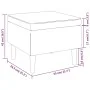 Hocker mit Holzbeinen, gepolstert mit dunkelgrünem Stoff von vidaXL, Klapphocker und Stühle - Ref: Foro24-329452, Preis: 78,0...