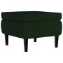 Stool with dark green velvet wooden legs by vidaXL, Folding stools and chairs - Ref: Foro24-329438, Price: 102,35 €, Discount: %