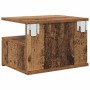 Mesita Flotante con cajón 2 pcs Madera vieja 40 x 31 x 27 cm