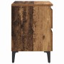 Armario de Noche 2 pcs Madera vieja 40 x 35 x 50 cm