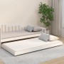 Massiver Bettrahmen aus weißem Kiefernholz, 90 x 200 cm von vidaXL, Betten und Lattenroste - Ref: Foro24-823495, Preis: 90,65...