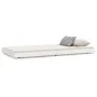 Solid white pine wood bed frame 90x200 cm by vidaXL, Beds and slatted bases - Ref: Foro24-823495, Price: 88,74 €, Discount: %