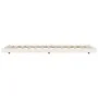 Solid white pine wood bed frame 90x200 cm by vidaXL, Beds and slatted bases - Ref: Foro24-823495, Price: 88,74 €, Discount: %