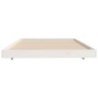 Solid white pine wood bed frame 90x200 cm by vidaXL, Beds and slatted bases - Ref: Foro24-823495, Price: 90,06 €, Discount: %