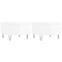 Center tables 2 pcs glossy white engineered wood 50x46x35 cm by vidaXL, Coffee table - Ref: Foro24-830865, Price: 56,05 €, Di...