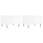 Center tables 2 pcs glossy white engineered wood 50x46x35 cm by vidaXL, Coffee table - Ref: Foro24-830865, Price: 56,05 €, Di...