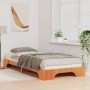 Estructura de cama Marrón 90 x 210 cm Madera de pino macizo en Camas y somieres | Comprar online en Foro24