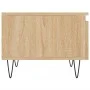 Couchtische 2 Stück, Holzwerkstoff Sonoma-Eiche 50x46x35cm von vidaXL, Couchtisch - Ref: Foro24-830867, Preis: 53,32 €, Rabat...