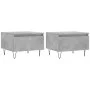 Center tables 2 units engineered wood gray concrete 50x46x35 cm by vidaXL, Coffee table - Ref: Foro24-830869, Price: 53,34 €,...