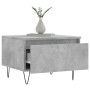 2 Stück Couchtische aus grauem Beton-Engineering-Holz 50x46x35 cm von vidaXL, Couchtisch - Ref: Foro24-830869, Preis: 53,78 €...