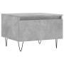 2 Stück Couchtische aus grauem Beton-Engineering-Holz 50x46x35 cm von vidaXL, Couchtisch - Ref: Foro24-830869, Preis: 53,78 €...