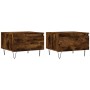 Mitteltische, 2 Stück, Holzwerkstoff, geräucherte Eiche, 50 x 46 x 35 cm von vidaXL, Couchtisch - Ref: Foro24-830871, Preis: ...