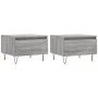 Coffee tables 2 units Sonoma gray engineered wood 50x46x35 cm by vidaXL, Coffee table - Ref: Foro24-830873, Price: 54,95 €, D...