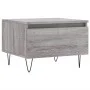 Coffee tables 2 units Sonoma gray engineered wood 50x46x35 cm by vidaXL, Coffee table - Ref: Foro24-830873, Price: 54,95 €, D...