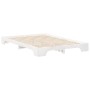 Estructura de cama Blanco 140 x 210 cm Madera
