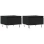 Coffee tables 2 pcs black engineered wood 50x46x35 cm by vidaXL, Coffee table - Ref: Foro24-830863, Price: 55,21 €, Discount: %