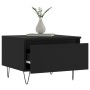 Mesas de centro 2 uds madera de ingeniería negro 50x46x35 cm de vidaXL, Mesas de centro - Ref: Foro24-830863, Precio: 55,66 €...