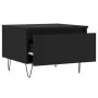 Coffee tables 2 pcs black engineered wood 50x46x35 cm by vidaXL, Coffee table - Ref: Foro24-830863, Price: 55,21 €, Discount: %