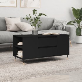 Schwarzer Couchtisch aus Holzwerkstoff, 102 x 44,5 x 50 cm von vidaXL, Couchtisch - Ref: Foro24-830989, Preis: 79,80 €, Rabat...