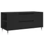 Mesa de centro madera de ingeniería negro 102x44,5x50 cm de vidaXL, Mesas de centro - Ref: Foro24-830989, Precio: 78,81 €, De...