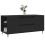 Schwarzer Couchtisch aus Holzwerkstoff, 102 x 44,5 x 50 cm von vidaXL, Couchtisch - Ref: Foro24-830989, Preis: 80,05 €, Rabat...