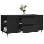 Mesa de centro madera de ingeniería negro 102x44,5x50 cm de vidaXL, Mesas de centro - Ref: Foro24-830989, Precio: 78,81 €, De...