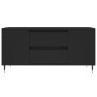 Black engineered wood coffee table 102x44.5x50 cm by vidaXL, Coffee table - Ref: Foro24-830989, Price: 80,05 €, Discount: %