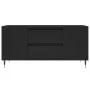 Mesa de centro madera de ingeniería negro 102x44,5x50 cm de vidaXL, Mesas de centro - Ref: Foro24-830989, Precio: 78,81 €, De...