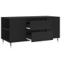 Black engineered wood coffee table 102x44.5x50 cm by vidaXL, Coffee table - Ref: Foro24-830989, Price: 80,05 €, Discount: %