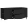 Mesa de centro madera de ingeniería negro 102x44,5x50 cm de vidaXL, Mesas de centro - Ref: Foro24-830989, Precio: 78,81 €, De...