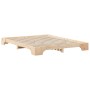 Estructura de cama Marrón 160 x 210 cm Madera