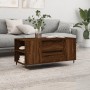 Oak brown engineered wood coffee table 102x44.5x50 cm by vidaXL, Coffee table - Ref: Foro24-830995, Price: 78,75 €, Discount: %