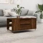 Oak brown engineered wood coffee table 102x44.5x50 cm by vidaXL, Coffee table - Ref: Foro24-830995, Price: 77,83 €, Discount: %