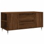 Oak brown engineered wood coffee table 102x44.5x50 cm by vidaXL, Coffee table - Ref: Foro24-830995, Price: 78,75 €, Discount: %