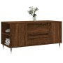 Oak brown engineered wood coffee table 102x44.5x50 cm by vidaXL, Coffee table - Ref: Foro24-830995, Price: 78,75 €, Discount: %