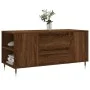 Oak brown engineered wood coffee table 102x44.5x50 cm by vidaXL, Coffee table - Ref: Foro24-830995, Price: 77,83 €, Discount: %