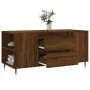 Oak brown engineered wood coffee table 102x44.5x50 cm by vidaXL, Coffee table - Ref: Foro24-830995, Price: 77,83 €, Discount: %