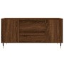 Oak brown engineered wood coffee table 102x44.5x50 cm by vidaXL, Coffee table - Ref: Foro24-830995, Price: 78,75 €, Discount: %