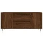 Oak brown engineered wood coffee table 102x44.5x50 cm by vidaXL, Coffee table - Ref: Foro24-830995, Price: 77,83 €, Discount: %