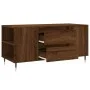 Oak brown engineered wood coffee table 102x44.5x50 cm by vidaXL, Coffee table - Ref: Foro24-830995, Price: 77,83 €, Discount: %