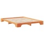 Estructura de cama Marrón 160 x 210 cm Madera maciza