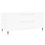 Weißer Couchtisch aus Holzwerkstoff, 102 x 44,5 x 50 cm von vidaXL, Couchtisch - Ref: Foro24-830988, Preis: 78,90 €, Rabatt: %