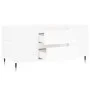 Mesa de centro madera de ingeniería blanco 102x44,5x50 cm de vidaXL, Mesas de centro - Ref: Foro24-830988, Precio: 77,80 €, D...