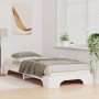 Estructura de cama con almacenamiento Blanco 90 x 220 cm Madera