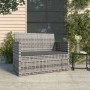Garden bench with gray synthetic rattan cushions 105 cm by vidaXL, garden benches - Ref: Foro24-362317, Price: 110,81 €, Disc...