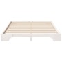 Estructura de cama Blanco 160 x 220 cm Madera maciza de pino