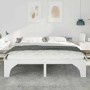 Estructura de cama Blanco 200 x 200 cm Madera maciza de pino en Camas y somieres | Comprar online en Foro24