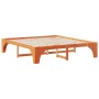 Estructura de cama Marrón 200 x 200 cm Madera de pino macizo en Camas y somieres | Comprar online en Foro24