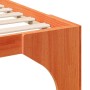 Estructura de cama Marrón 160 x 200 cm Madera maciza de pino